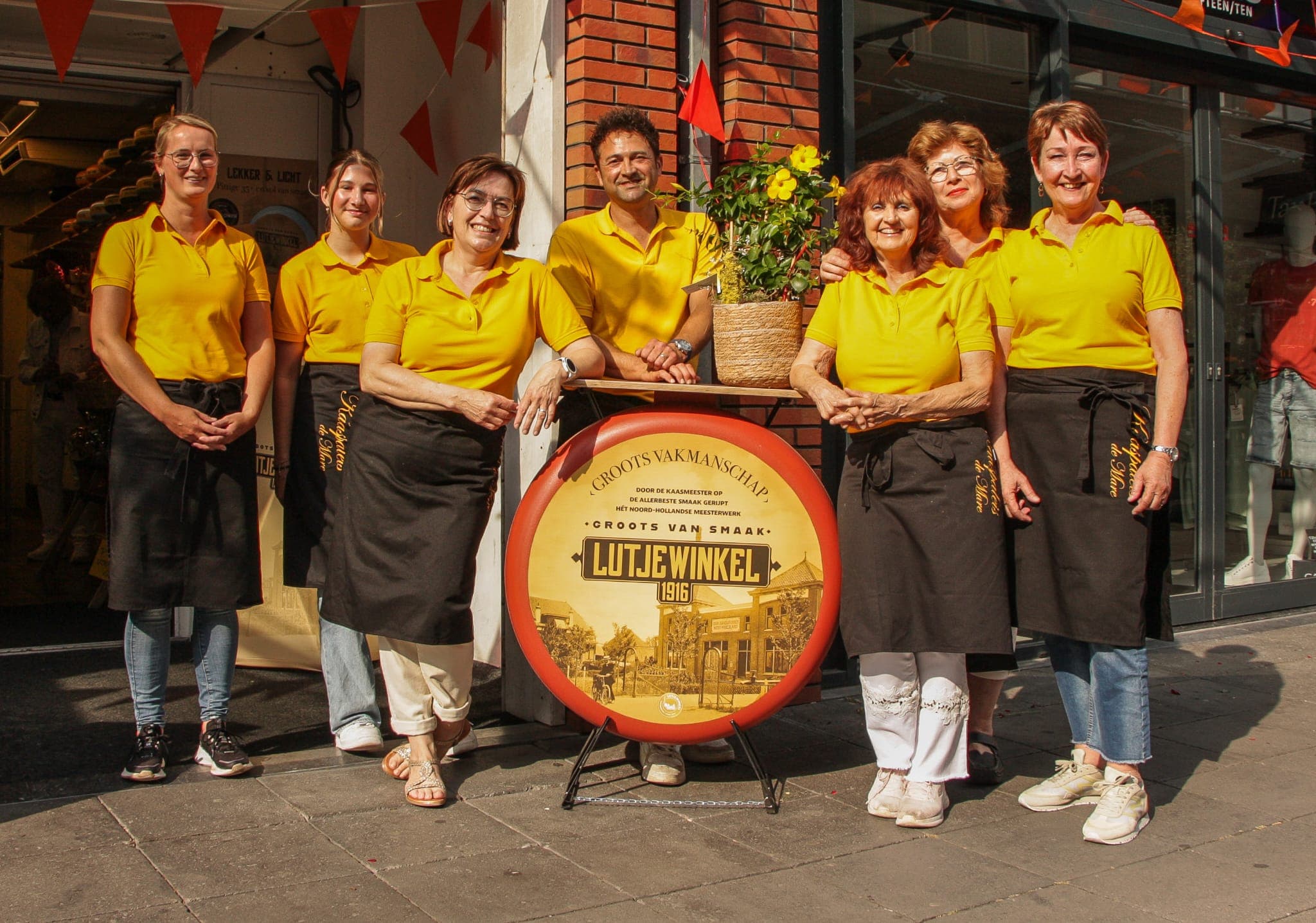 Het team van Kaaspaleis de Mare